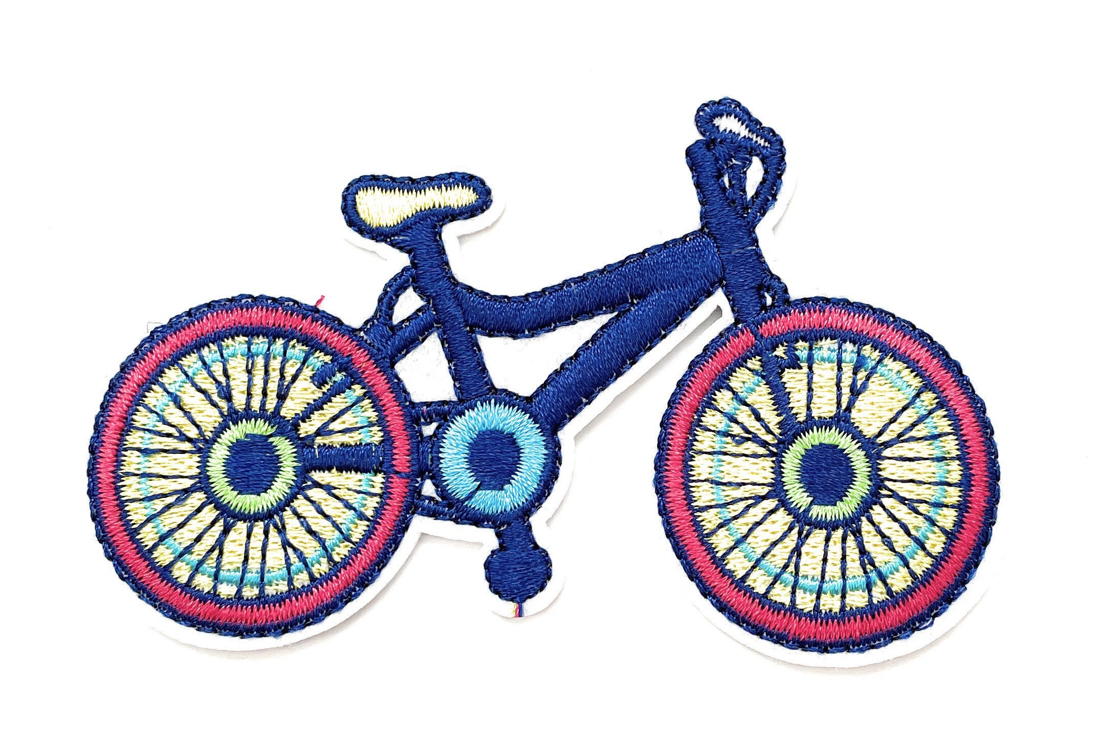 Bicycle Patch Iron On Patch Embroidered Patch Jacket Patch Etsy