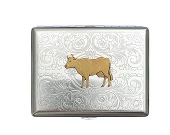 bull brand cigarette case Amazing Stainless Steel BULL Cigarette Box Case Top Quality /T15