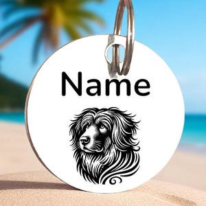 Personalized Laser Engraved Pet ID Tag for Dog or Cat Custom Engraved Stainless Steel FREE Engraved Front and Back