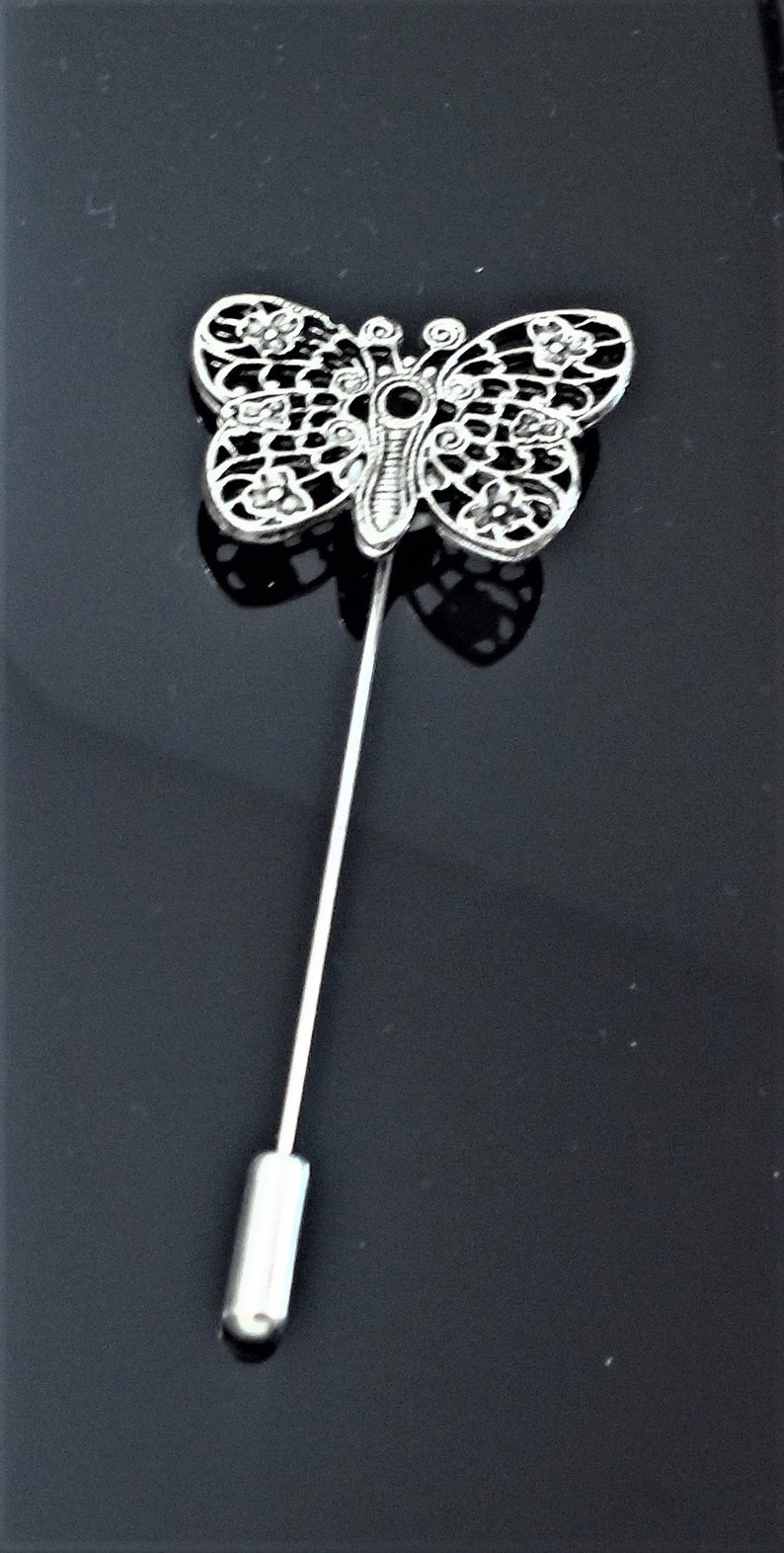 Amazing Details BUTTERFLY Stick Pin Lapel Pin Tack Pin Tie Pin D 025
