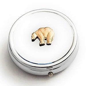 BEAR Compartment Pill Box Pill Case Container  / P67