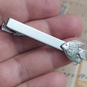 Great DESIGN FISH Tie Clip Tie Bar /P33