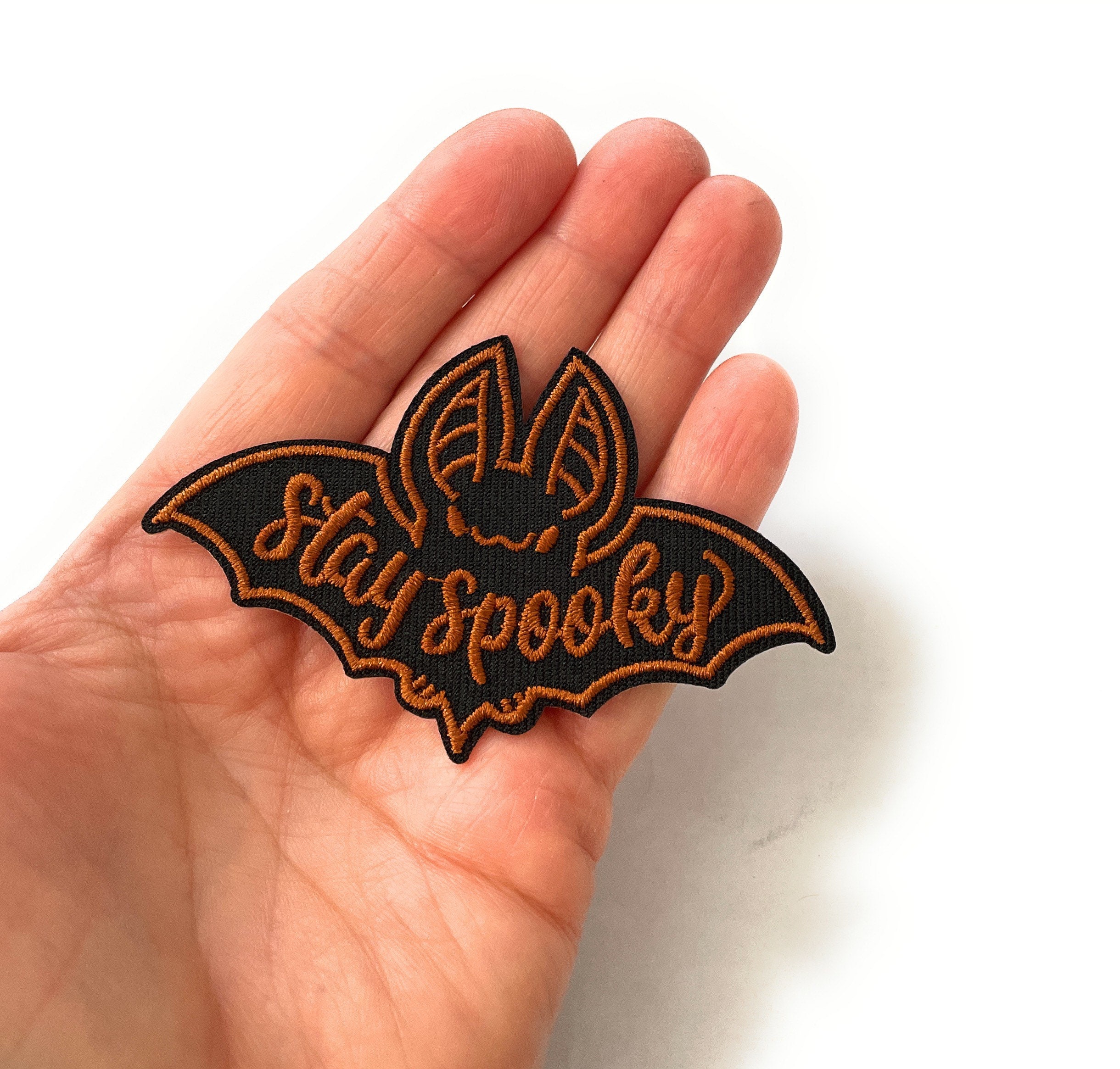 Bat Patch Iron On Patch Embroidered Patch Jacket Patch Clothes Etsy