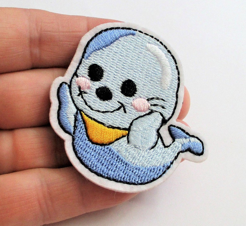 Seal Patch Iron On Patch Embroidered Patch Jacket Patch Clothes Patch Applique mask patch 21
