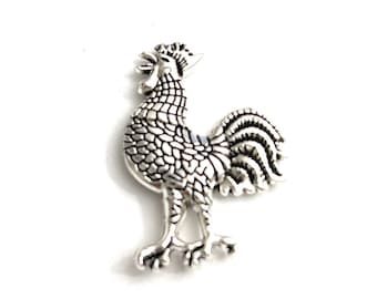 Amazing Details Rooster Lapel Pin Tack Pin / US2