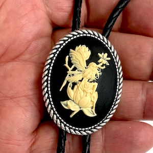 Fairy Bolo Tie - Personalized Cord Color , length , and tips /T26