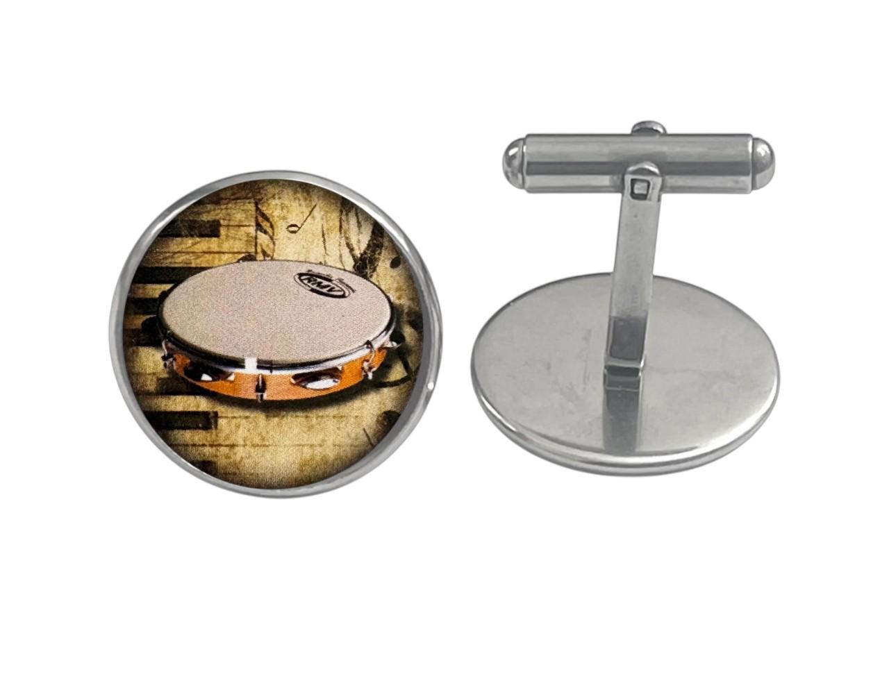 TAMBOURINE Music Instrument Cufflinks /M01 - Etsy