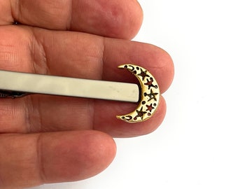 Amazing Celestial Moon And Star Tie bar Tie CLIP / P11