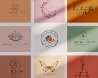Individuelles Logo-Design: Handgezeichnetes Business-Branding