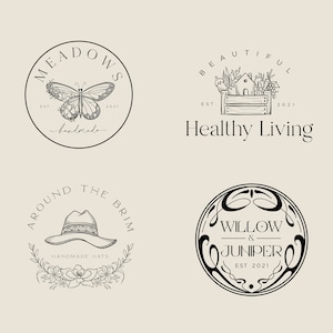 Custom Logo Design: Minimalist Business Branding (Digital Files)