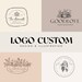 I Create Custom Logo Hand Drawing, Botanical Logo, Floral Logo, Feminine Logo, Beauty Logo, Minimalist Logo, Photography Logo, Boho Logo 
