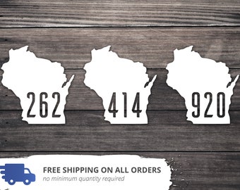 Wisconsin Decal Sticker for Car Wall or Laptop