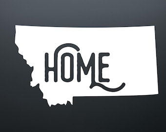 Montana Home State Vinyl Decal Sticker