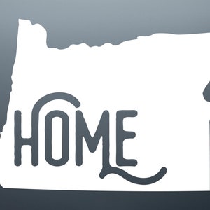 Oregon Sticker / Oregon Car Decal / Oregon Home State Decal / Oregon Home / Laptop Car Window Cup Bumper Sticker / Vinyl Decal Sticker