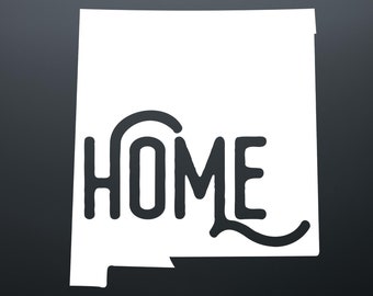New Mexico Home State Vinyl Decal Sticker