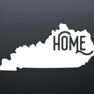Kentucky Sticker / Kentucky Car Decal / Home State Vinyl Sticker / Kentucky Home / KY Laptop Car Window Cup Bumper Sticker / Vinyl Decal