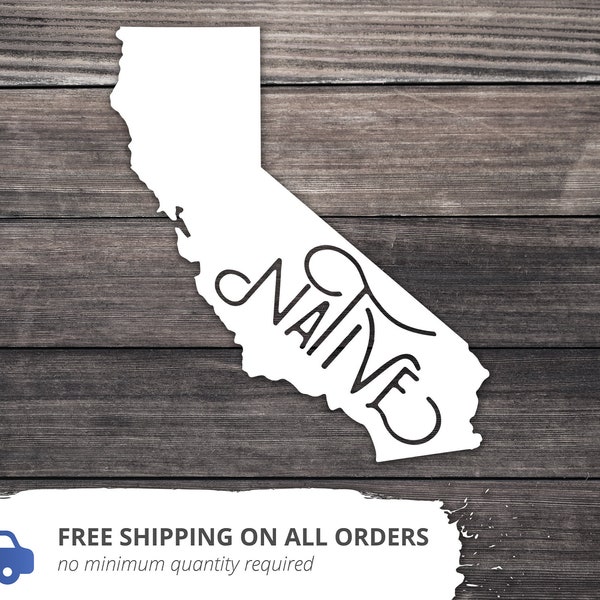 California State Decal / California State Sticker / California Native / California Hometown / Home State Decal