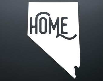 Nevada Home State Decal - Oracal 651 Vinyl Sticker