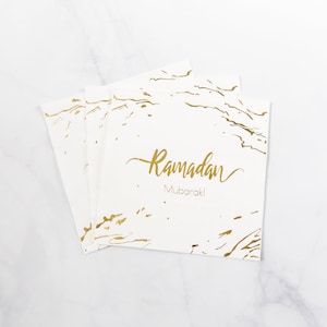 Ramadan Mubarak Napkins (Set of 25)