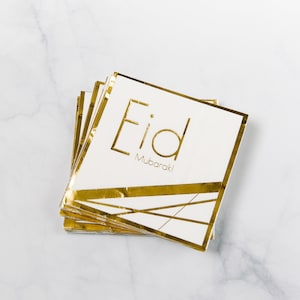 Eid Mubarak Napkins (Set of 25)
