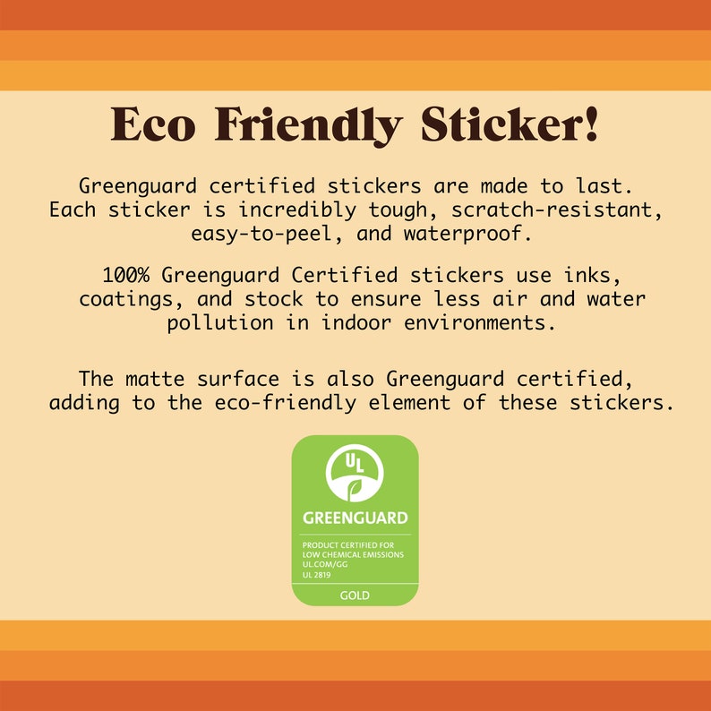 May include: A green and white Greenguard Certified sticker with the text "UL GREENGUARD" and "PRODUCT CERTIFIED FOR LOW CHEMICAL EMISSIONS UL.COM/GG UL 2819 GOLD". The sticker is for eco-friendly products.