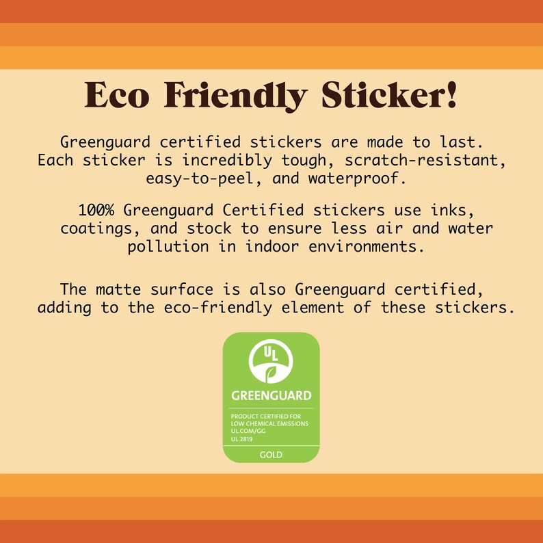 May include: A green and white Greenguard Certified sticker with the text "UL GREENGUARD" and "PRODUCT CERTIFIED FOR LOW CHEMICAL EMISSIONS UL.COM/GG UL 2819 GOLD". The sticker is for eco-friendly products.