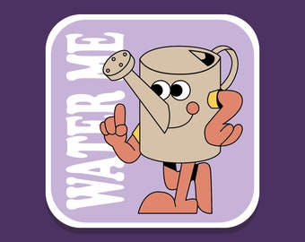Water Me Plant Sticker | Waterproof Sticker | Plant sticker | Water Bottle Sticker | Laptop Sticker | Eco-Friendly Sticker