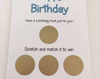 Birthday Card Husband Boyfriend Scratch Rude Funny
