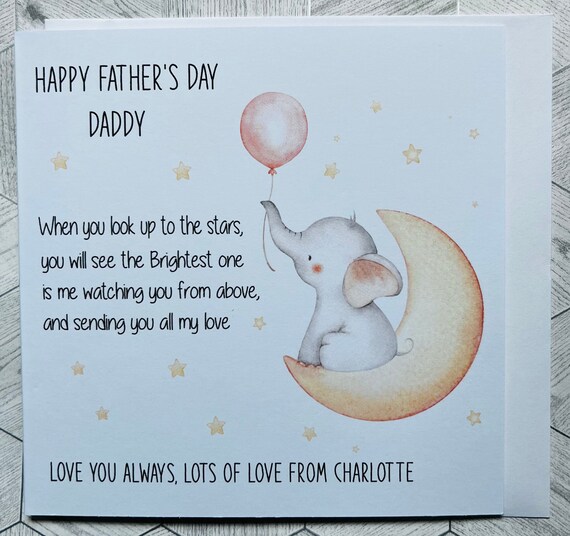 Bereaved Father's Day Cardangel Baby Loss Father's Etsy UK