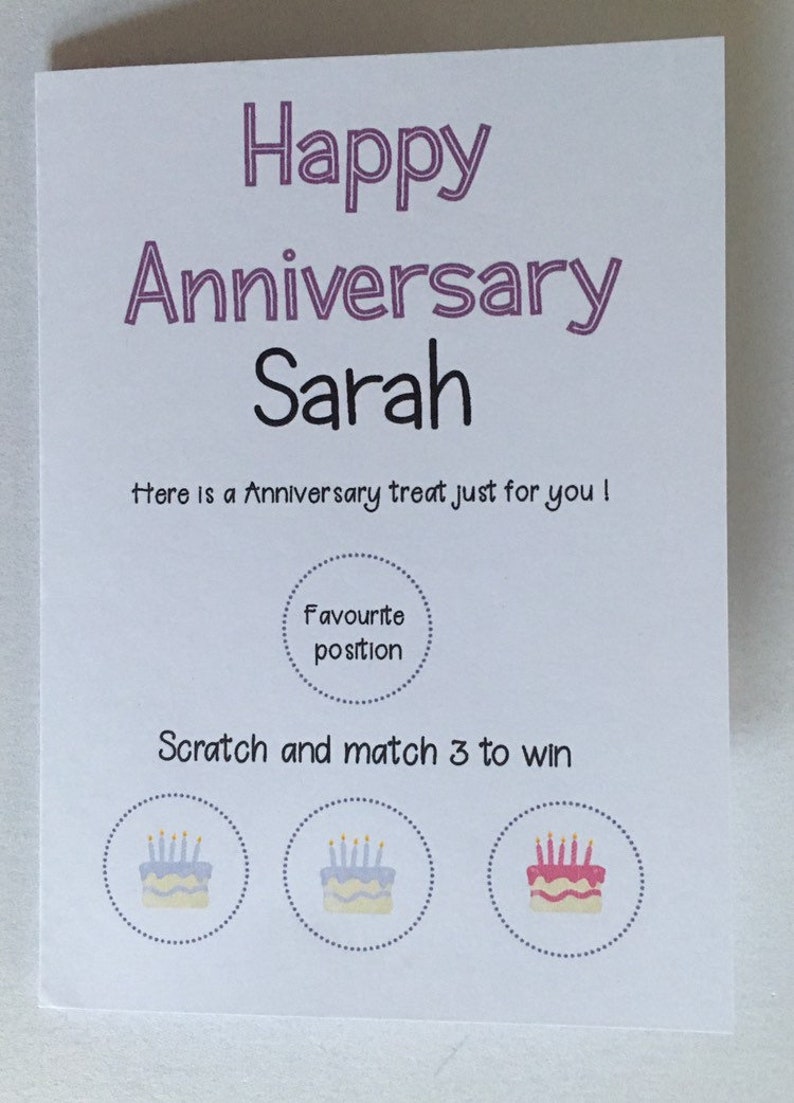 rude anniversary card, rude scratch card, funny cards,  girlfriend,wife,card,scratch off, anniversary card,personalised