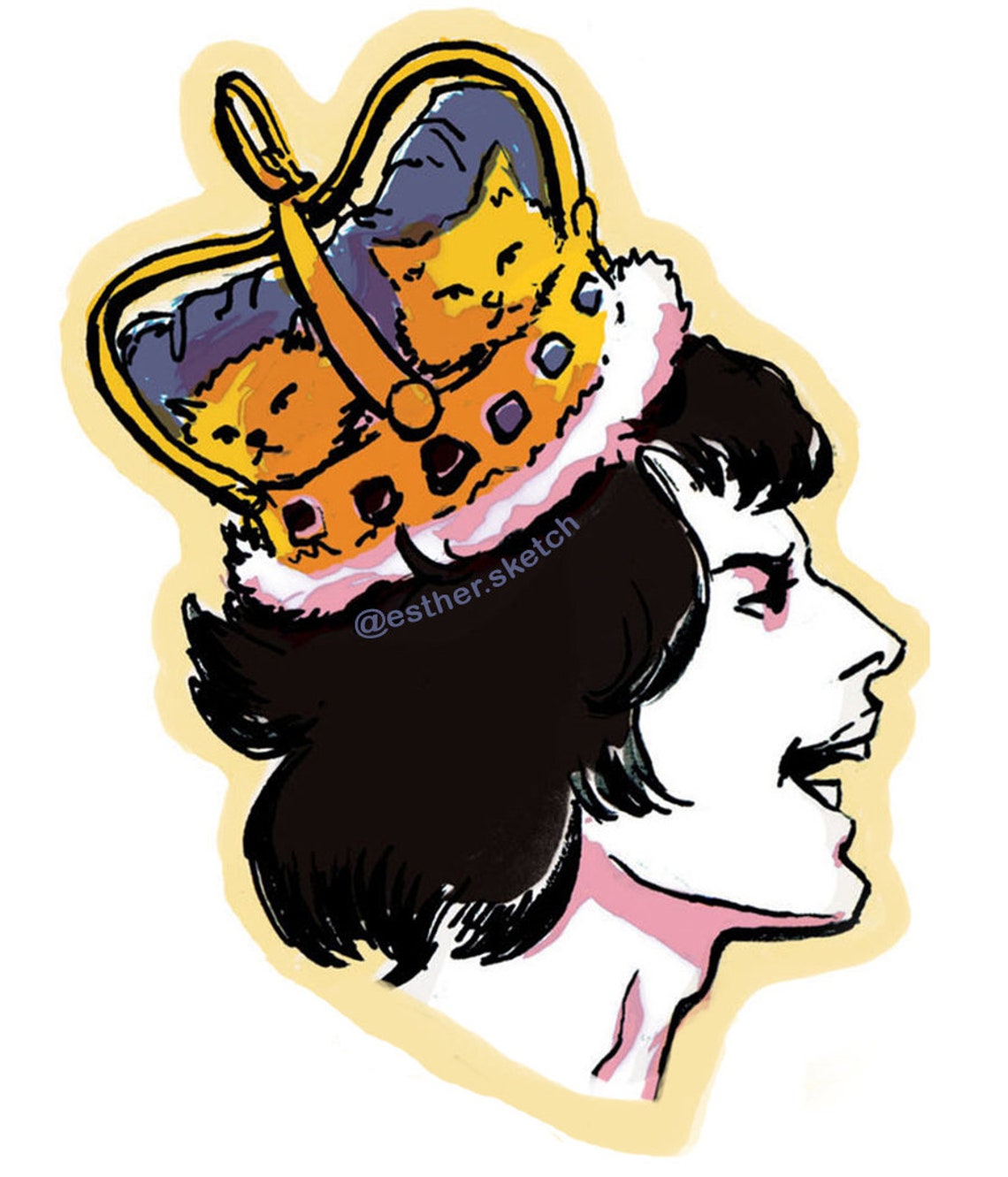Freddie Mercury Sticker 3x2.5 Classic Rock Gift LGBT Icon Etsy