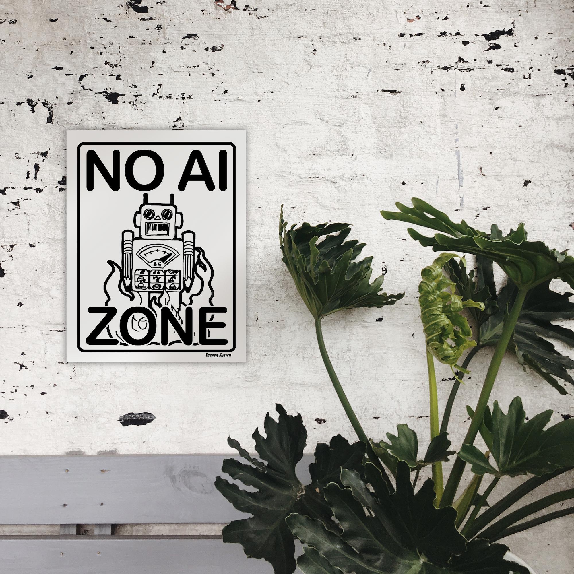 Anti-ai Sign 
