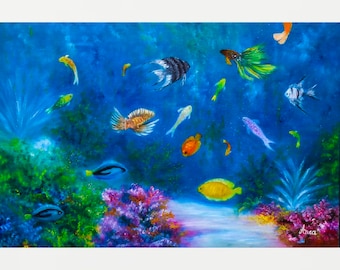 Underwater painting