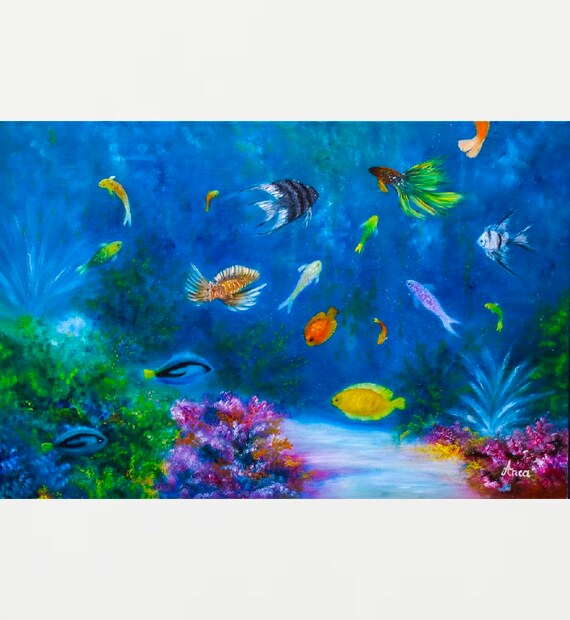Underwater painting