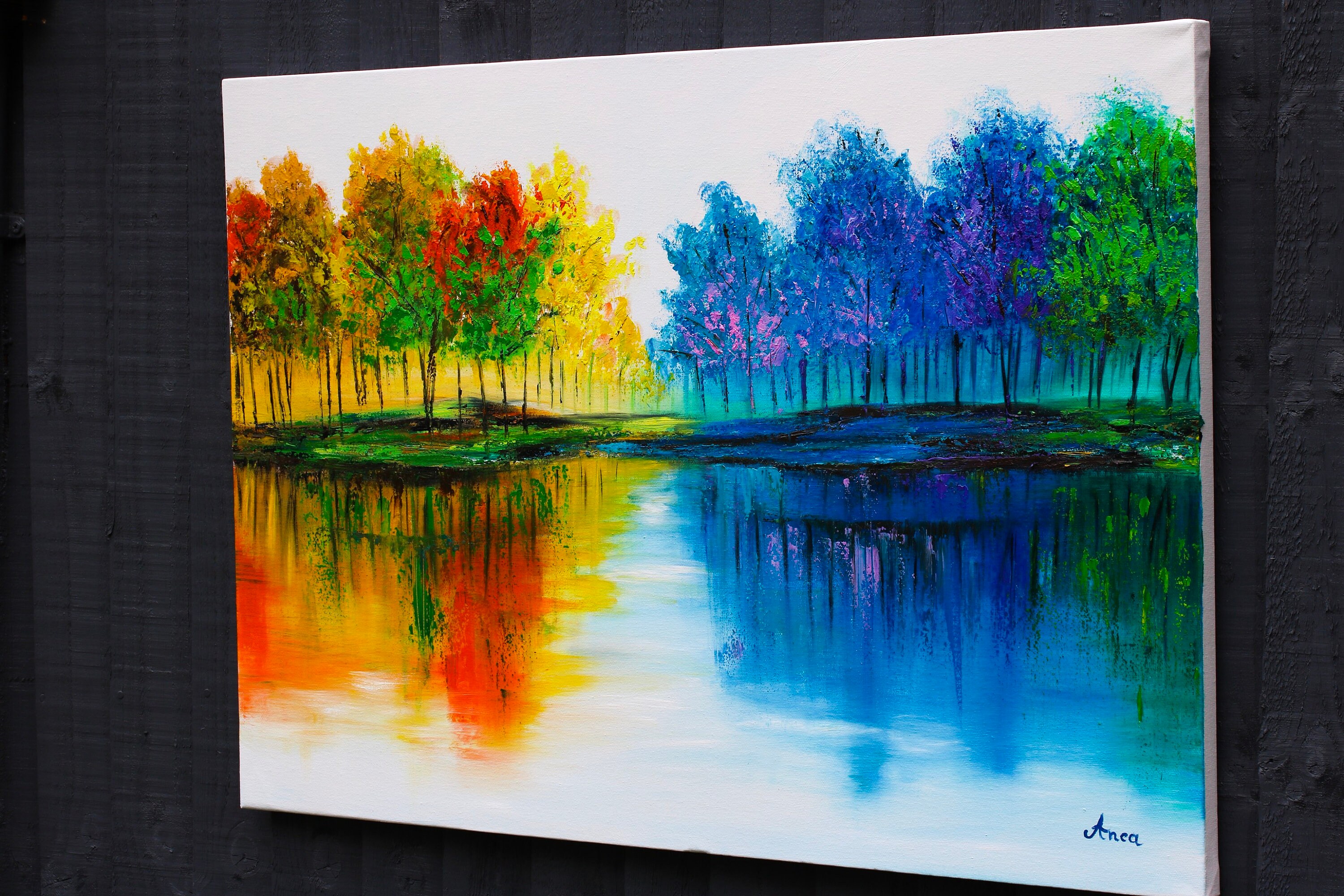 Nikos Krideras ニコス クリデラス 油絵 油彩 風景画 絵画 油絵 油彩 油彩画 絵画【Sea at Dusk】 絵画 HR 通販 16418268
