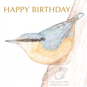 Nuthatch - Carte d'anniversaire