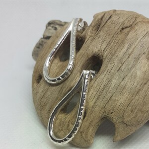 Sterling silver stud earrings handmade in scotland
