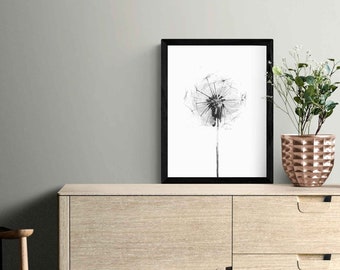 Dandelion Art - Etsy UK