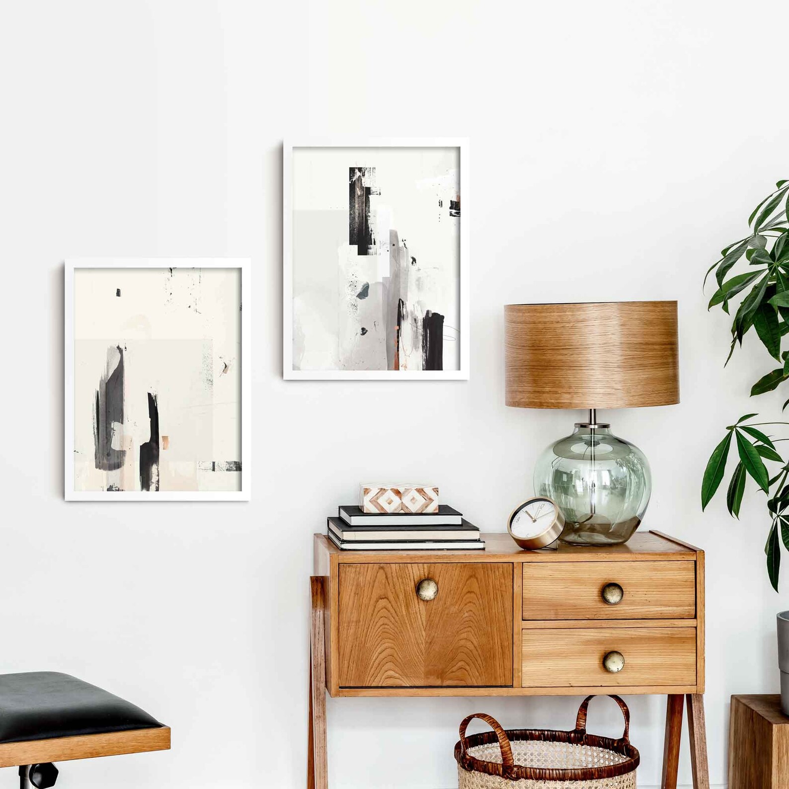 minimalist wall art framed