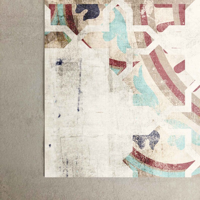 Blue Moroccan Wall Art Set of 2 Prints Modern Morocco Boho Etsy