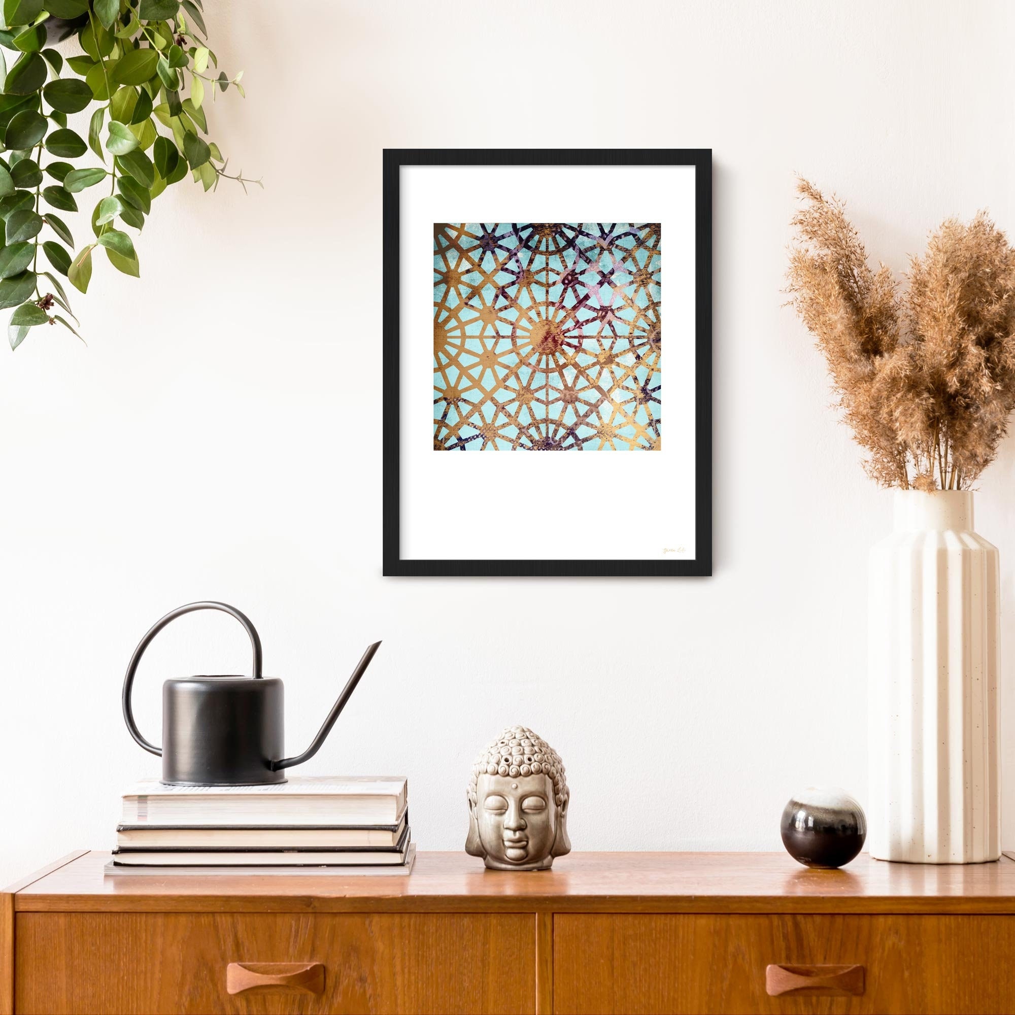 Gold Moroccan Wall Art Print Modern Moroccan Wall Decor Etsy