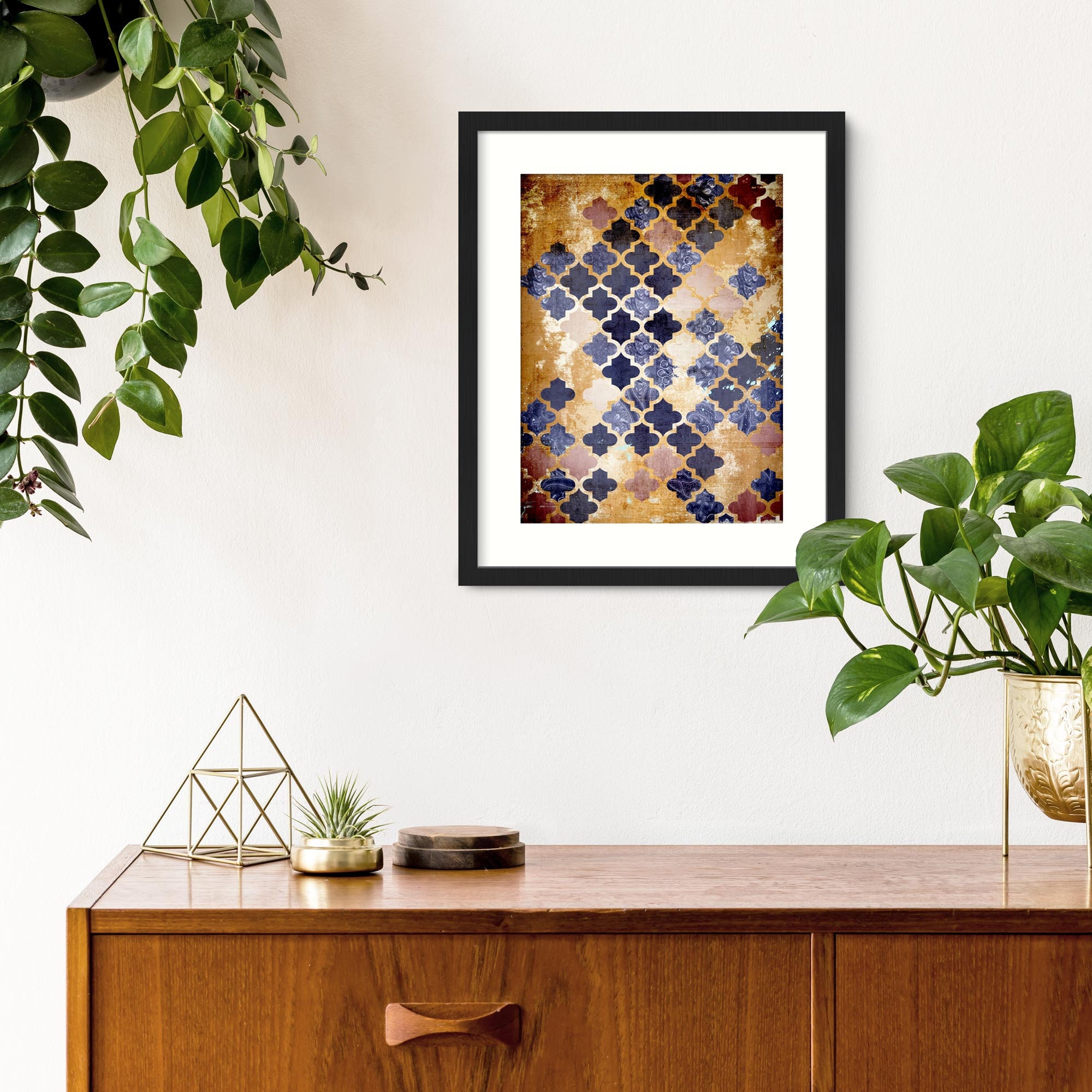 Moroccan Wall Art Print Modern Moroccan Wall Decor Bohemian Etsy UK