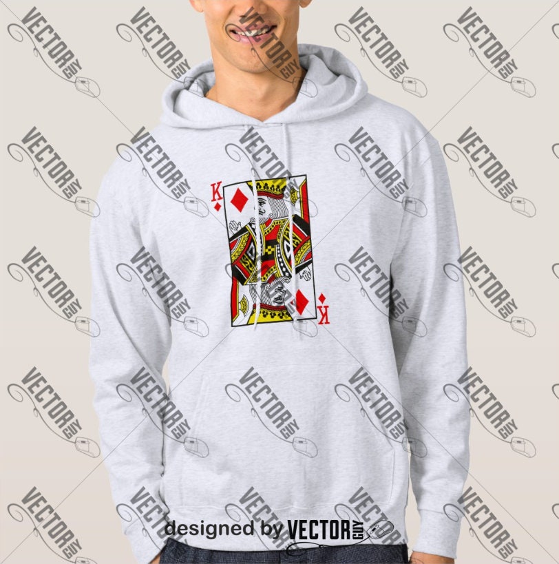 King of Diamonds Playing Cards Cut File SVG Instant Etsy