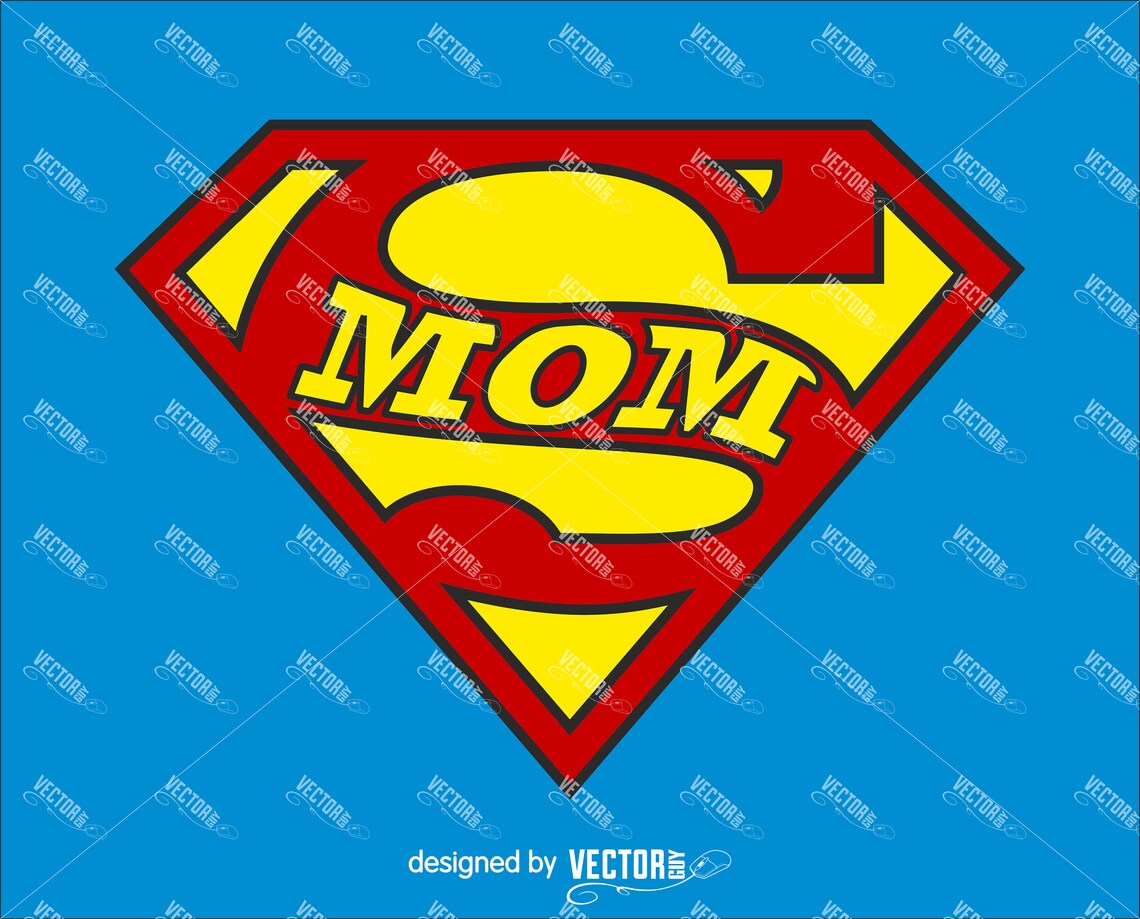 Super Mom SVG Cut File Instant Download | Etsy