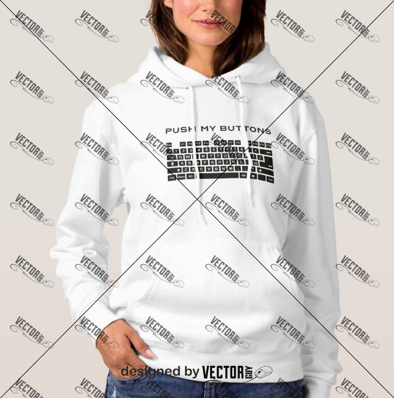 Push My Buttons QWERTY Keyboard SVG Cut File Instant Etsy UK