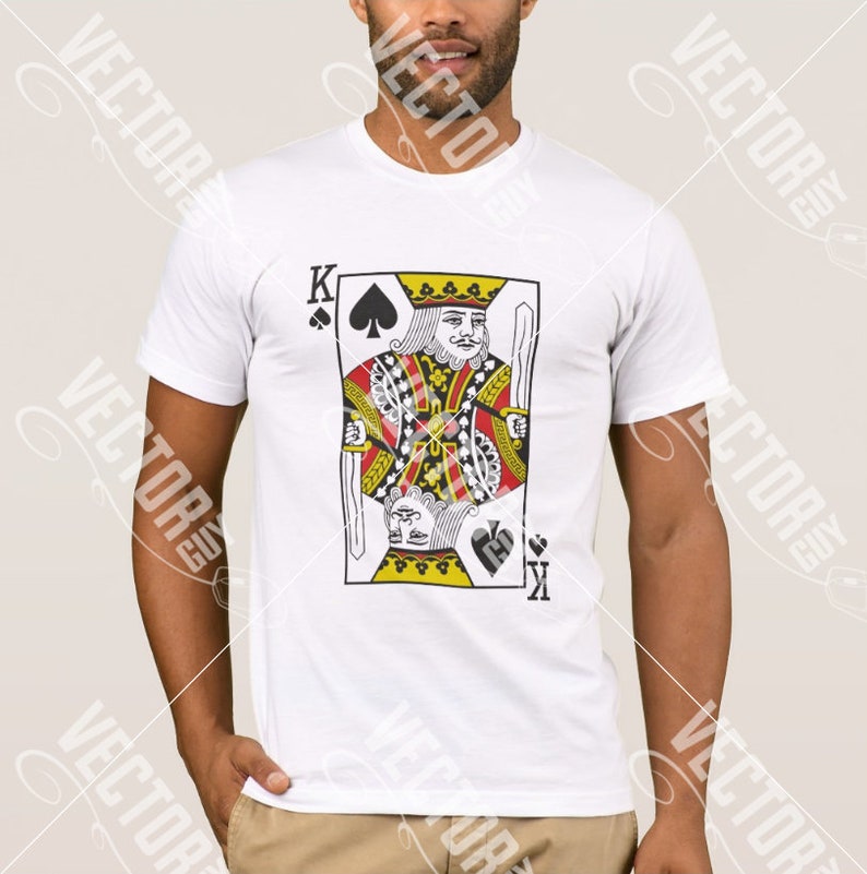 Download King of Spades Playing Cards Vector File SVG Instant | Etsy