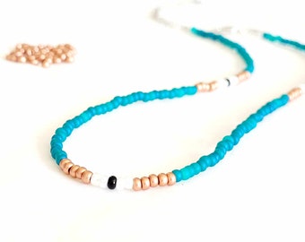 Adjustable Choker, Seed Bead Choker, Beaded Choker, Assorted Colors