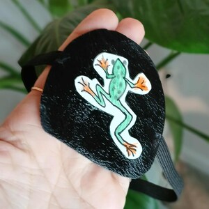 Ögonlapp för trädgroda, justerbar syn, ögonhjälp, kostymtillbehör, kvinnor bild 5