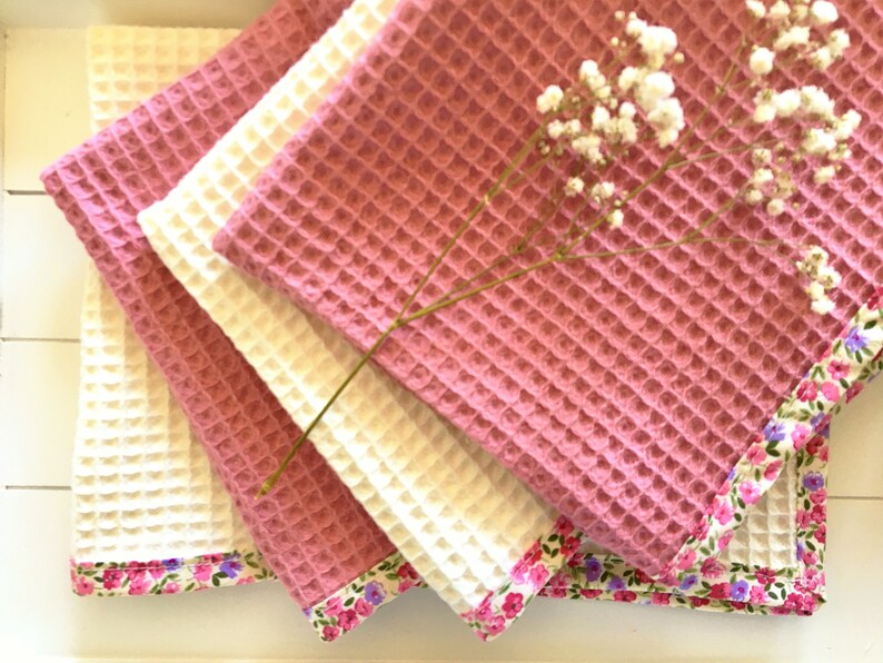 100 Cotton Waffle Towels Etsy UK