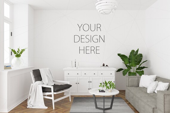 Interior Mockup Artwork Background Blank Wall Mock Up Living Interior Mockup Artwork Background Blank Wall Mock Up Living